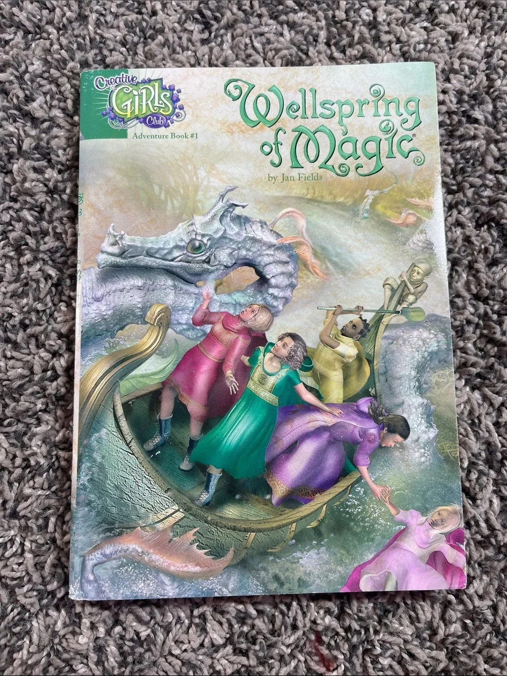 Book: Wellspring of Magic by Jan Fields creative girls club adventure book